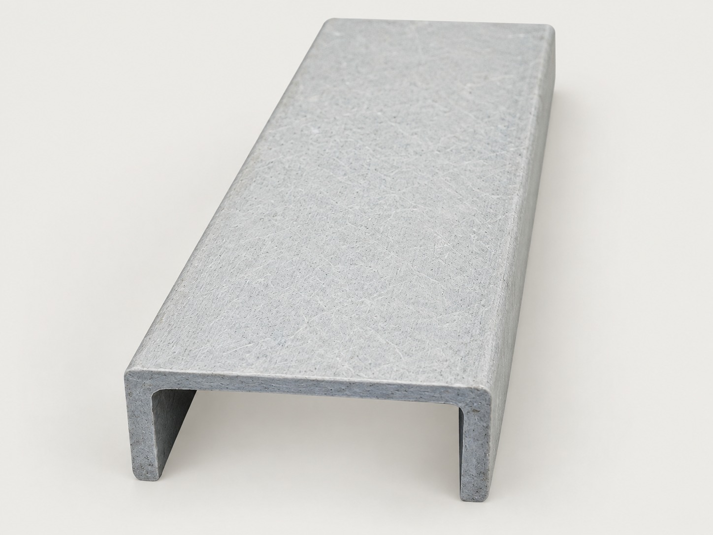 Channels in fiberglass composite